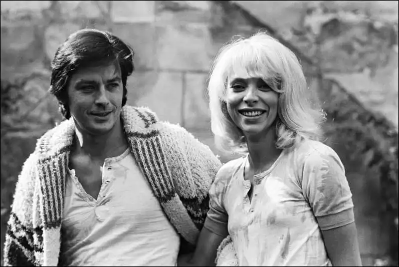 Mireille Darc  Alain Delon