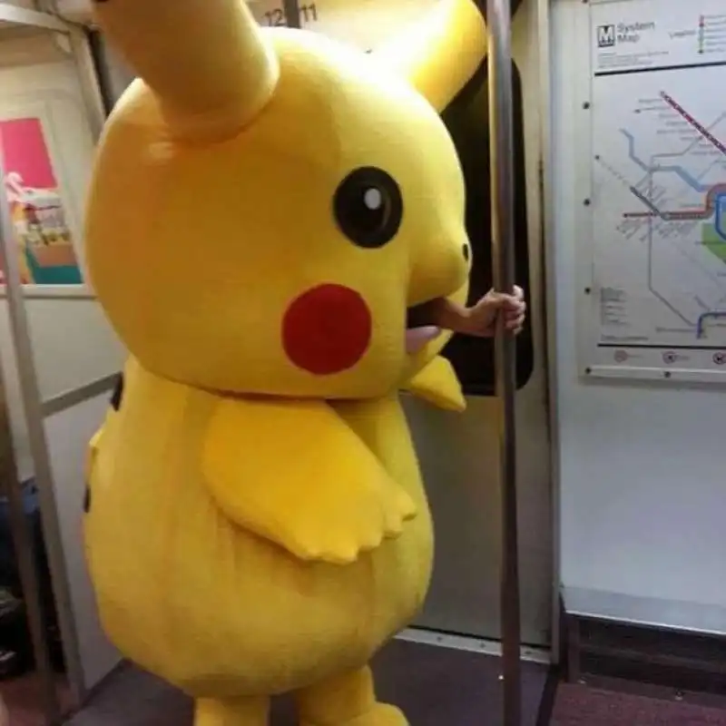 pokemon sulla metro