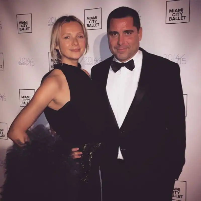 riccardo silva con la moglie tatiana