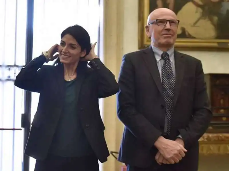 VIRGINIA RAGGI MASSIMO COLOMBAN