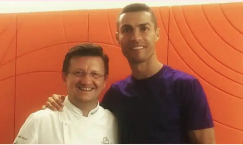 cristiano ronaldo chef la credenza san maurizio canavese