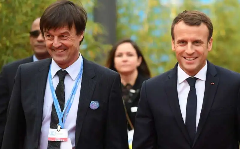 EMMANUEL MACRON NICOLAS HULOT