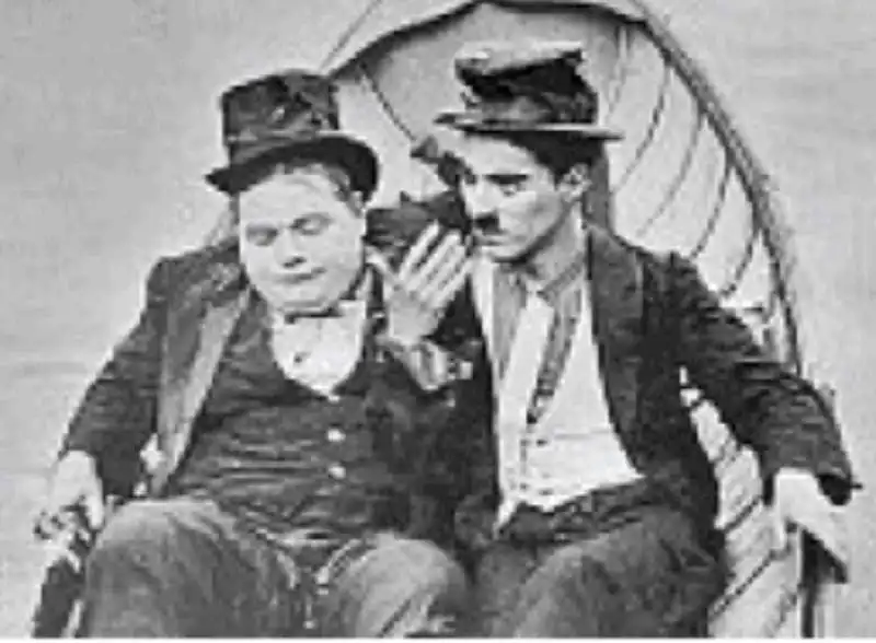 fatty arbuckle con charlie chaplin