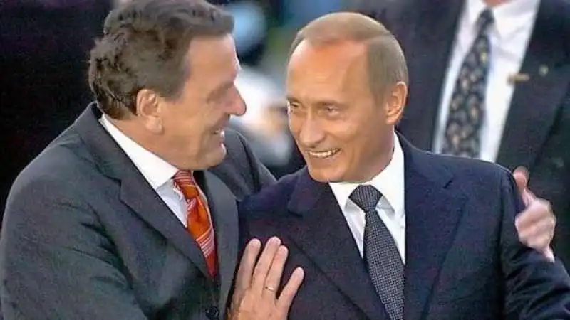 gerhard schroeder e vladimir putin