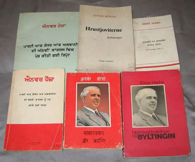 I LIBRI DI ENVER HOXHA