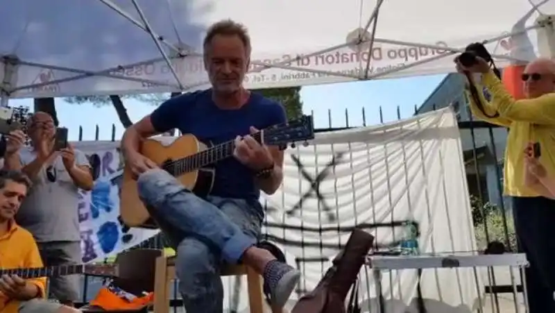 IL CONCERTO DI STING ALLA BEKAERT DI FIGLINE VALDARNO  