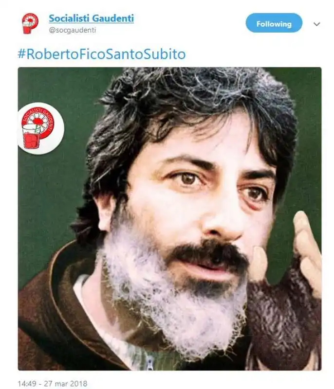 ROBERTO FICO SANTO SUBITO