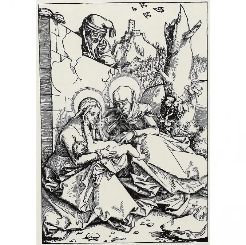 sacra famiglia di hans baldung