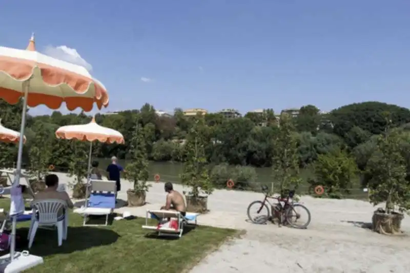 spiaggia tiberis roma 5