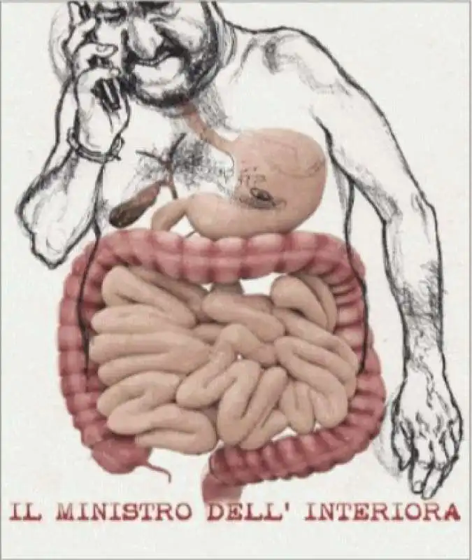 VIGNETTA MANNELLI - SALVINI MINISTRO DELL INTERIORA