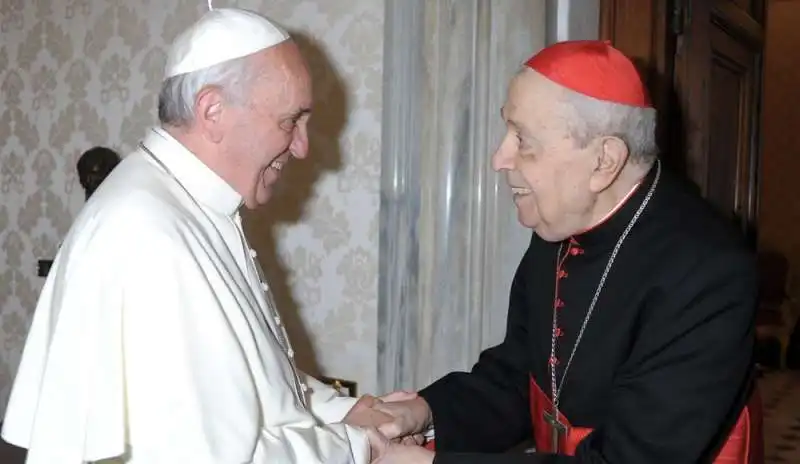 achille silvestrini con papa francesco 3