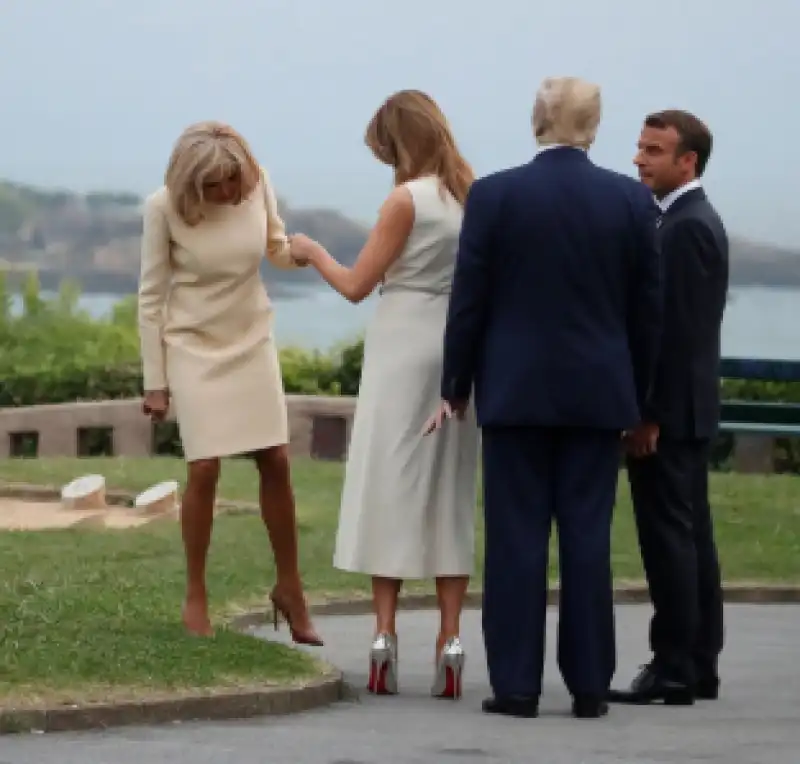 brigitte macron melania trump