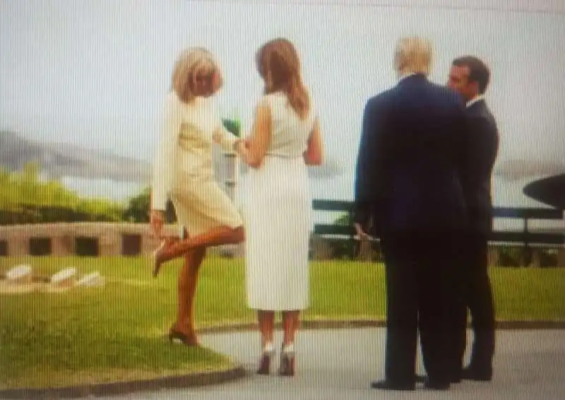 brigitte macron melania trump