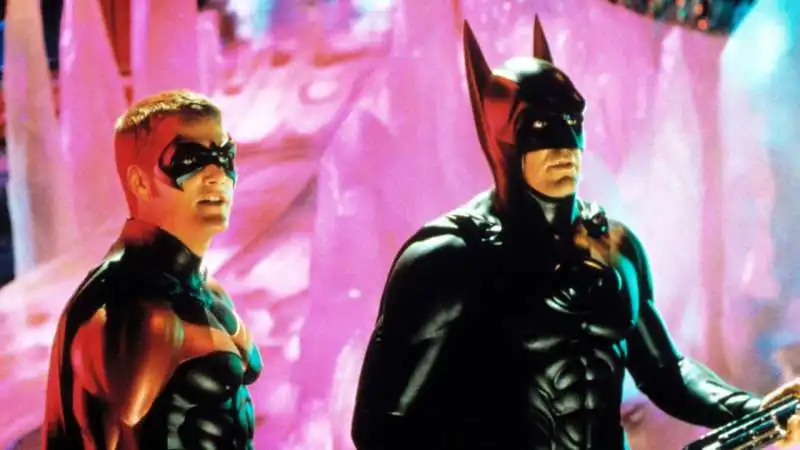 chris o'donnel e george clooney nel batman e robin di joel schumacher 1