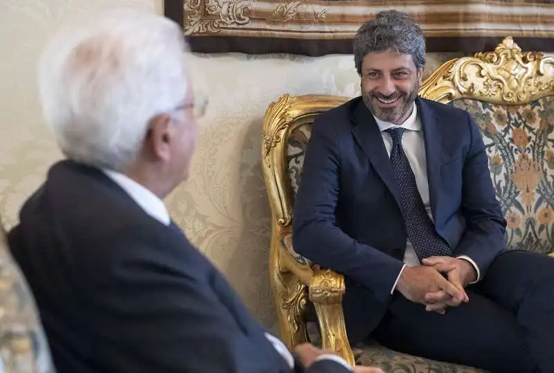 consultazioni   sergio mattarella con roberto fico