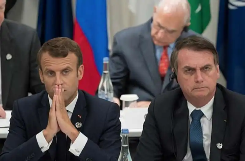 emmanuel macron e jair bolsonaro 1