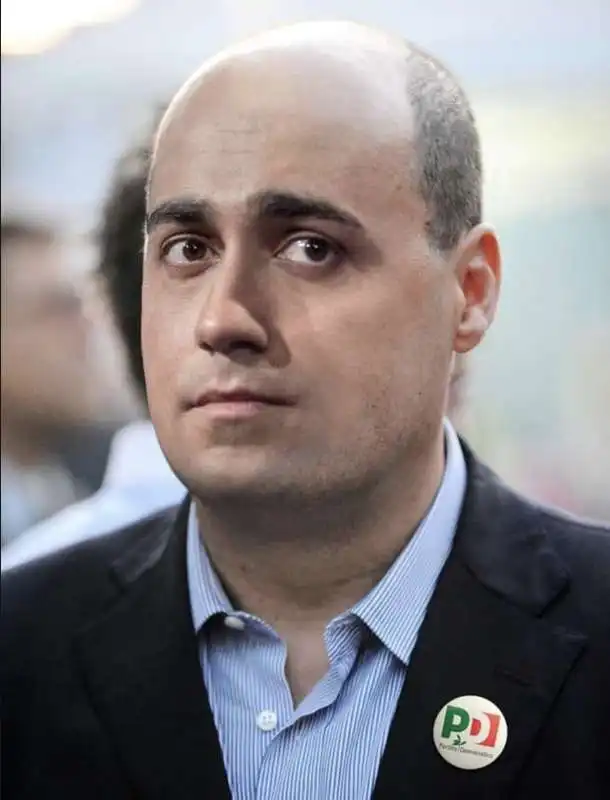 FOTOMONTAGGIO – LUIGI DI MAIO NICOLA ZINGARETTI