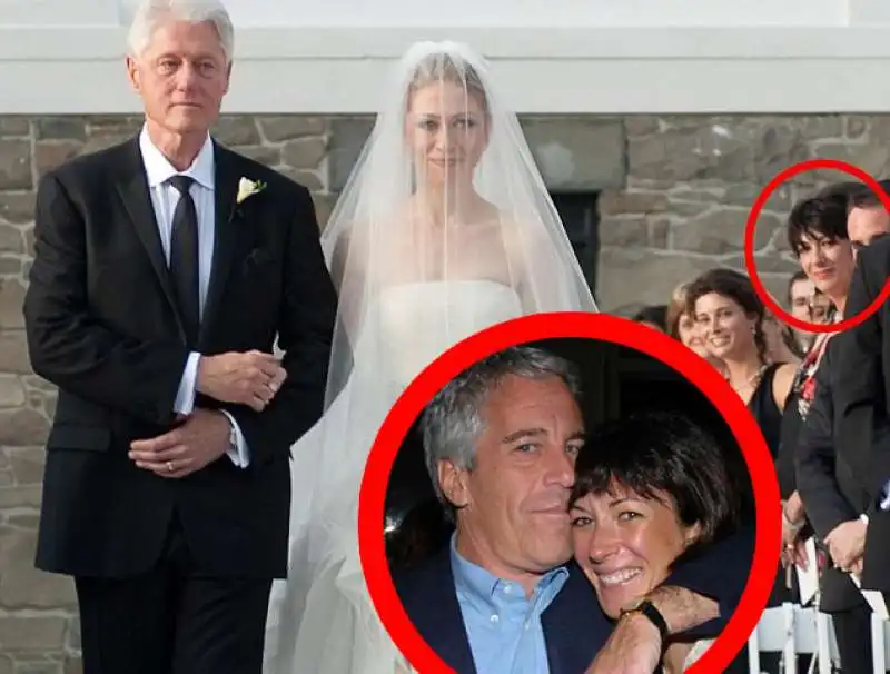 ghislaine maxwell al matrimonio di chelsea clinton 1