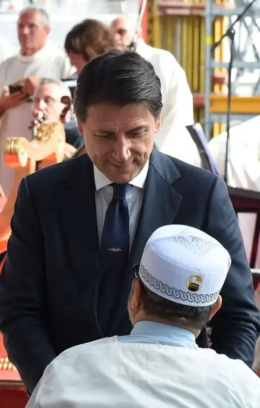 giuseppe conte alla commemorazione del crollo del ponte morandi 3