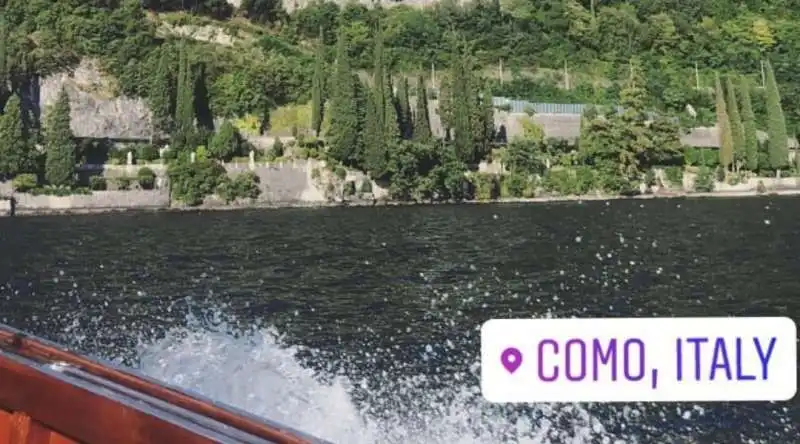 la figlia di bill gates sponsorizza il lago di como