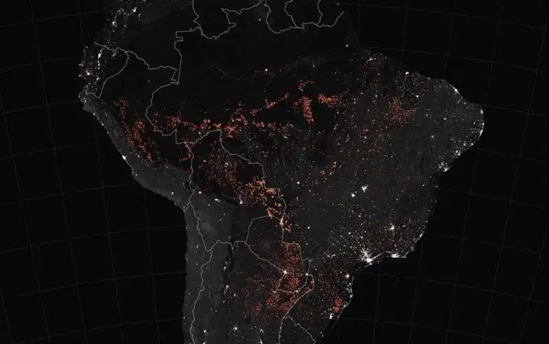 la mappa del monossido di carbonio dei roghi 1