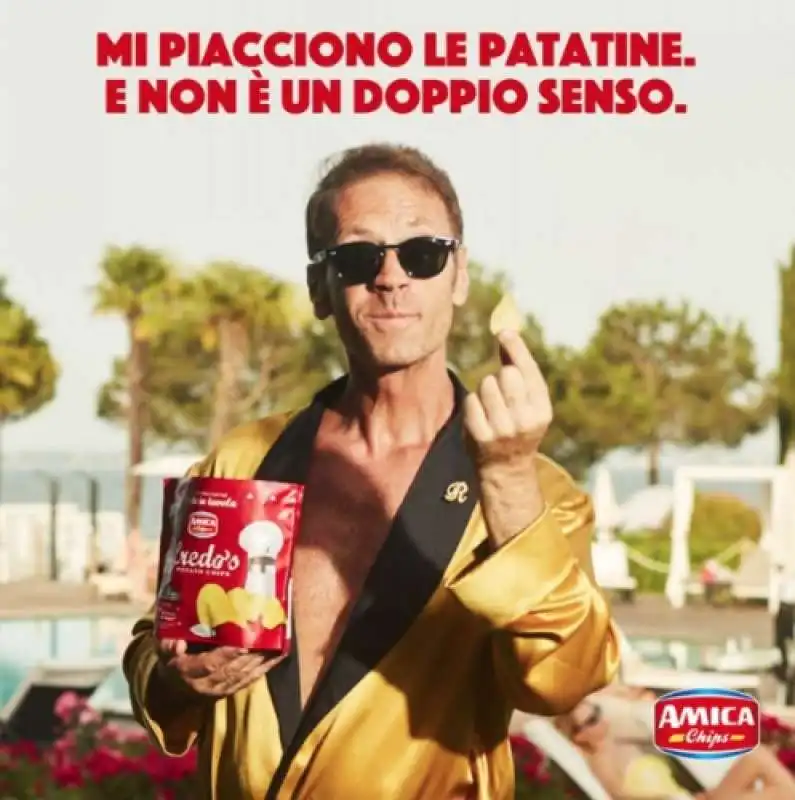 la pubblicita' di amica chips con rocco siffredi 8