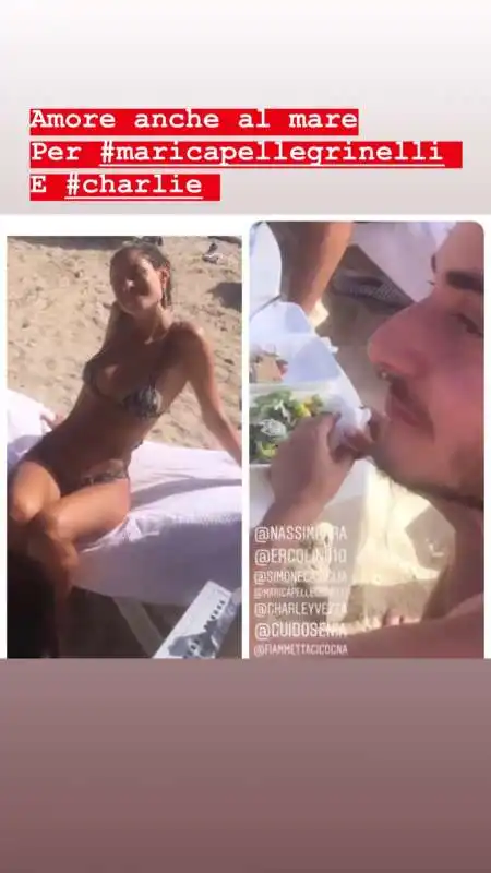 marica pellegrinelli e charley vezza insieme a ibiza 1