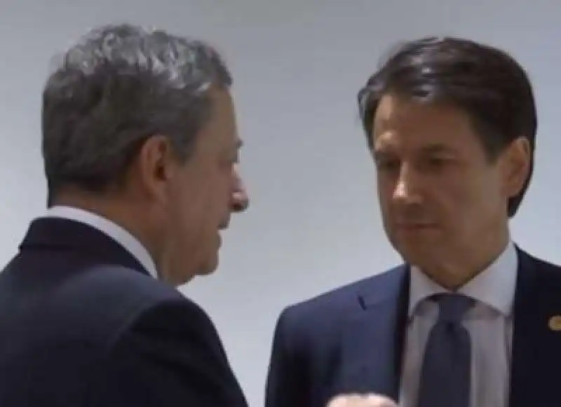 MARIO DRAGHI E GIUSEPPE CONTE