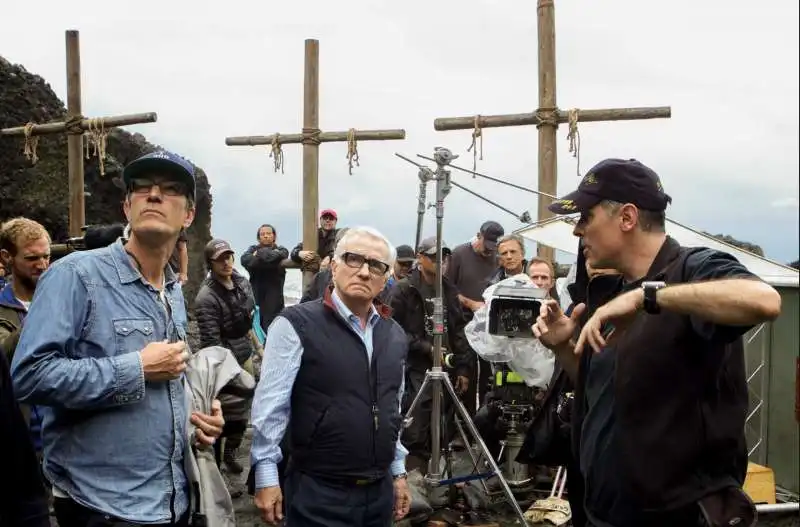 martin scorsese sul set di the irishman