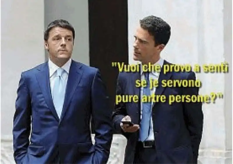 MATTEO RENZI E SANDRO GOZI BY OSHO