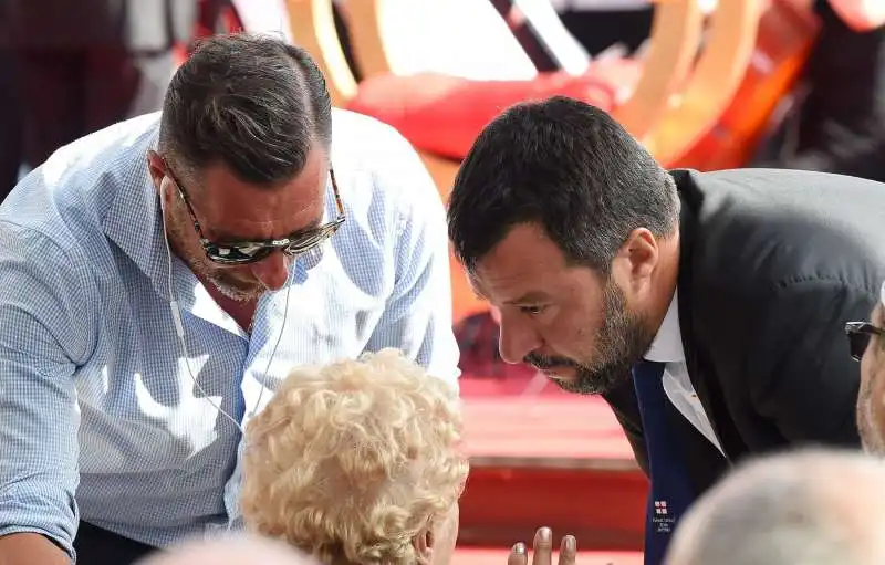 matteo salvini alla commemorazione del crollo del ponte morandi 3