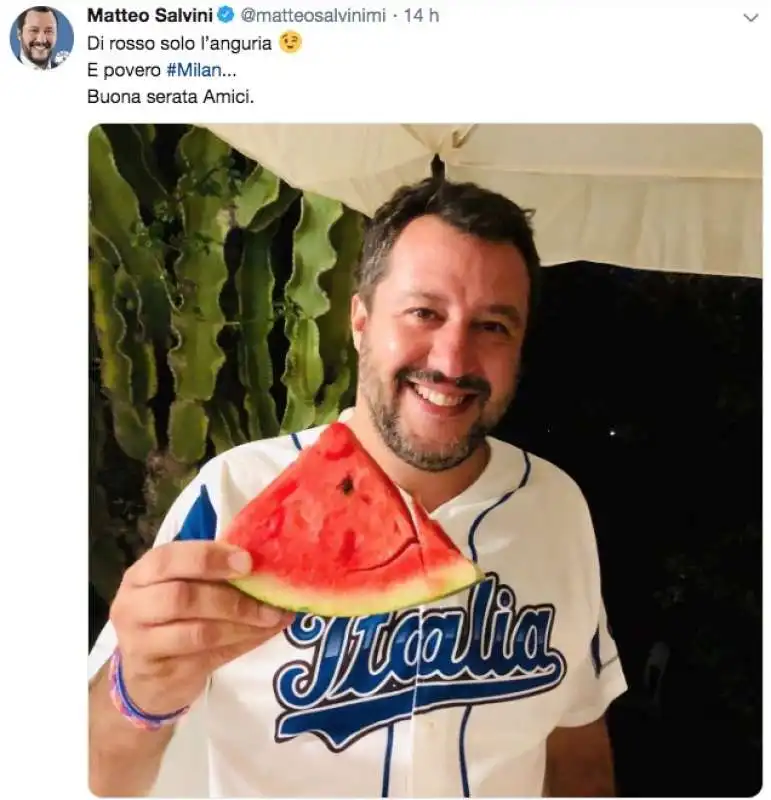 MATTEO SALVINI ANGURIA