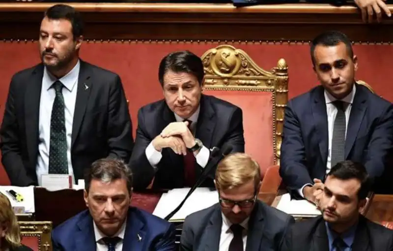 matteo salvini giuseppe conte luigi di maio