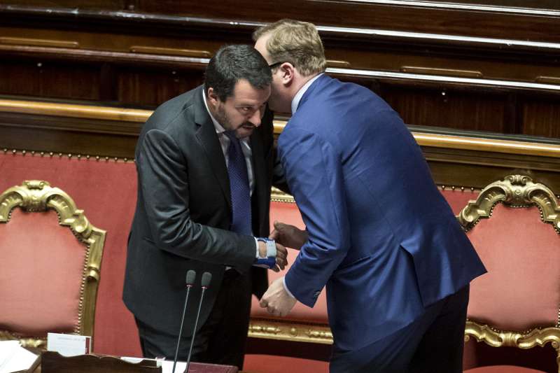 MATTEO SALVINI TOMMASO CERNO