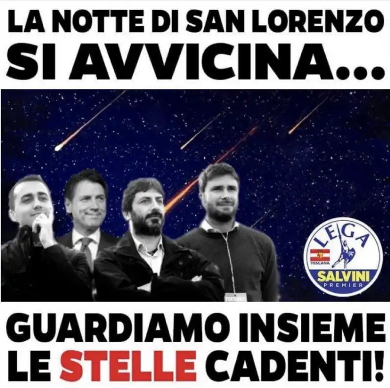 MEME DELLA LEGA CONTRO I CINQUE STELLE