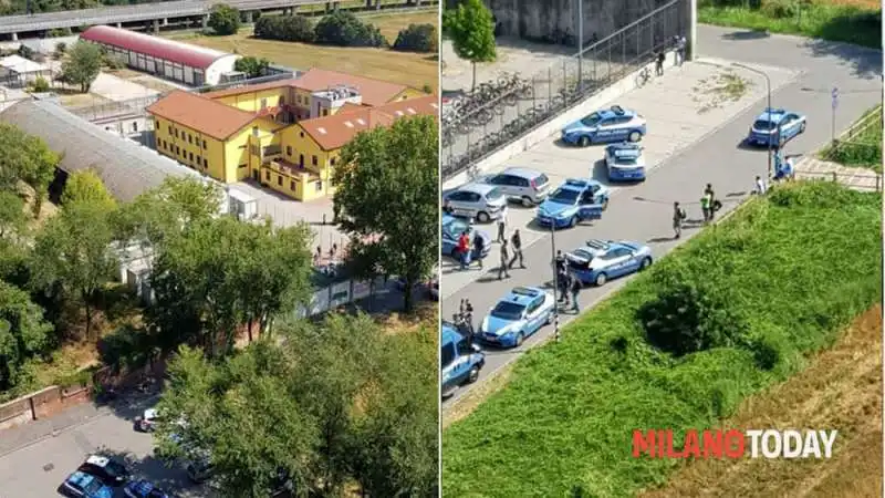 MILANO - RIVOLTA NEL CENTRO ACCOGLIENZA PER IMMIGRATI