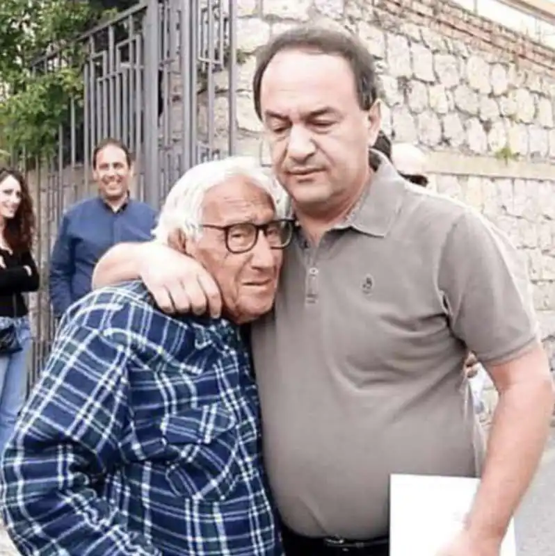 MIMMO LUCANO CON IL PADRE