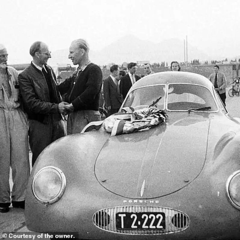 otto mathe' con la porsche type 64