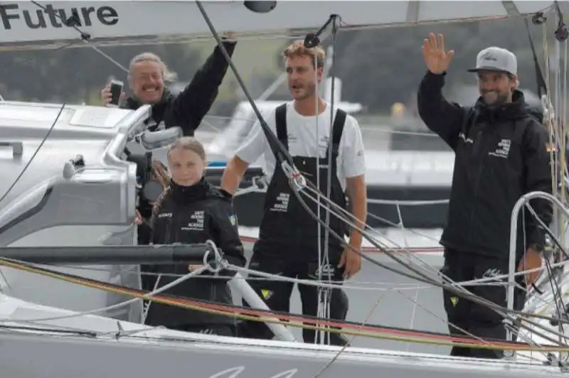 PIERRE CASIRAGHI E GRETA THUNBERG