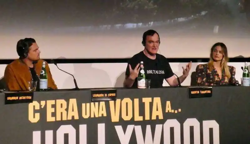 QUENTIN TARANTINO A ROMA PER PRESENTARE C ERA UNA VOLTA A HOLLYWOOD 