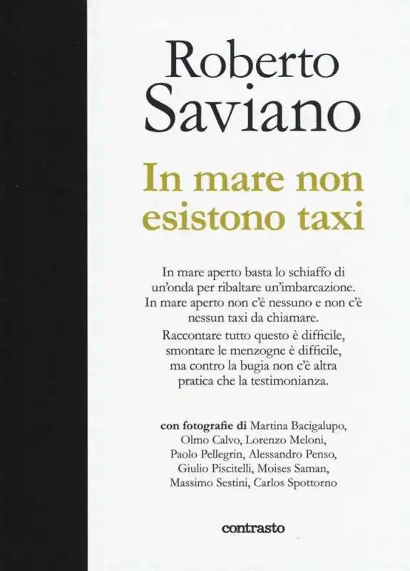 roberto saviano in mare non esistono taxi