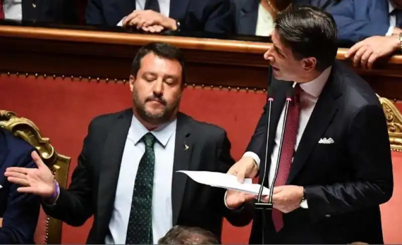 salvini e conte    