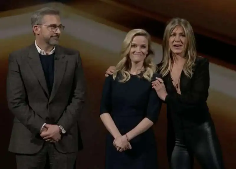 steve carrell reese witherspoon jennifer aniston presentazione apple tv+