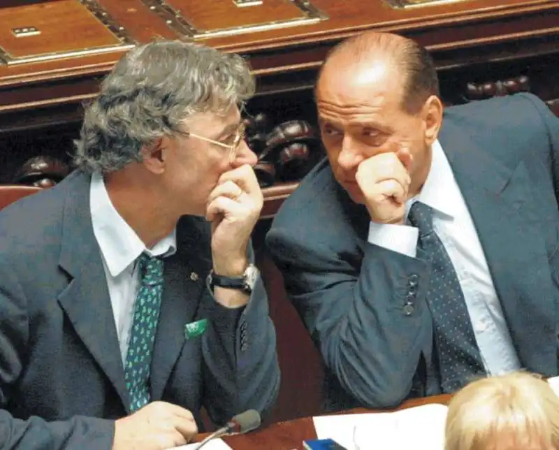 UMBERTO BOSSI E SILVIO BERLUSCONI