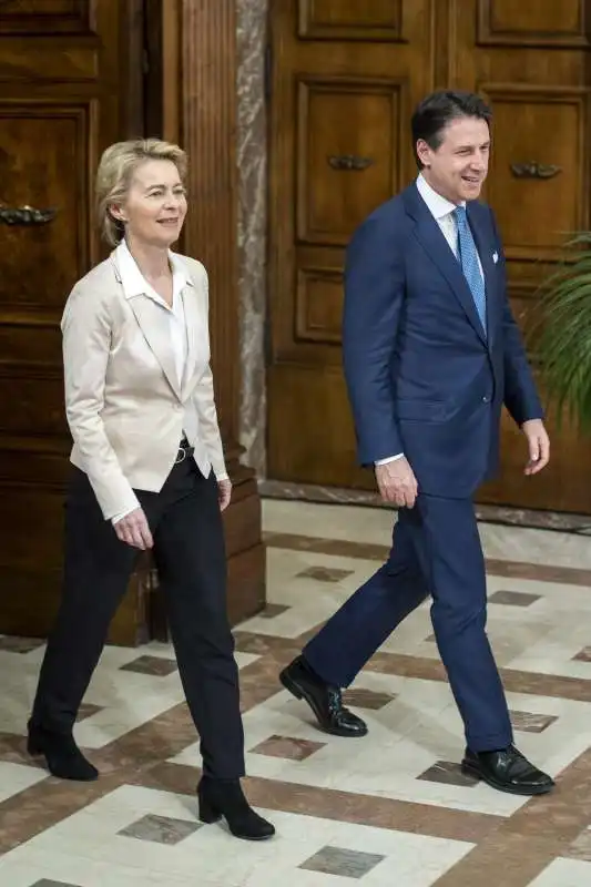 ursula von der leyen incontra giuseppe conte a palazzo chigi 16