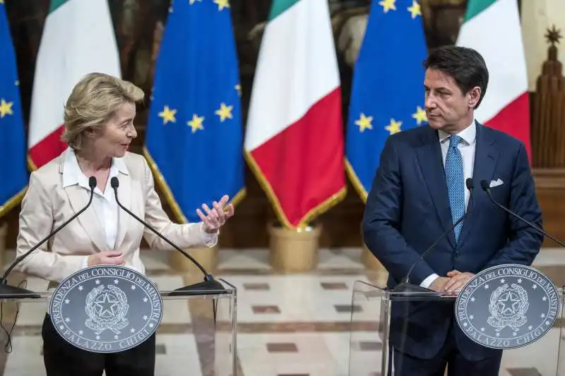 ursula von der leyen incontra giuseppe conte a palazzo chigi 26