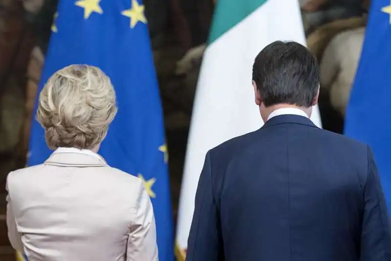 ursula von der leyen incontra giuseppe conte a palazzo chigi 28