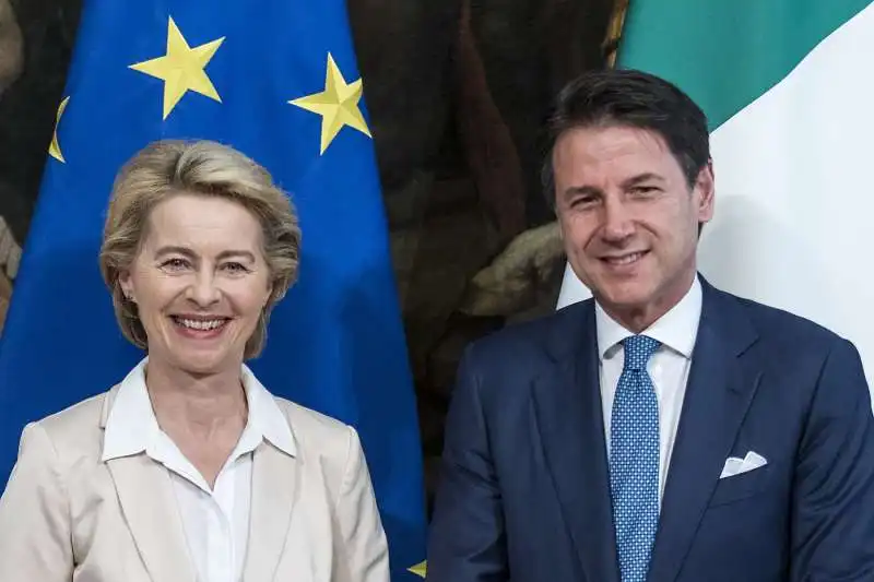 ursula von der leyen incontra giuseppe conte a palazzo chigi 30