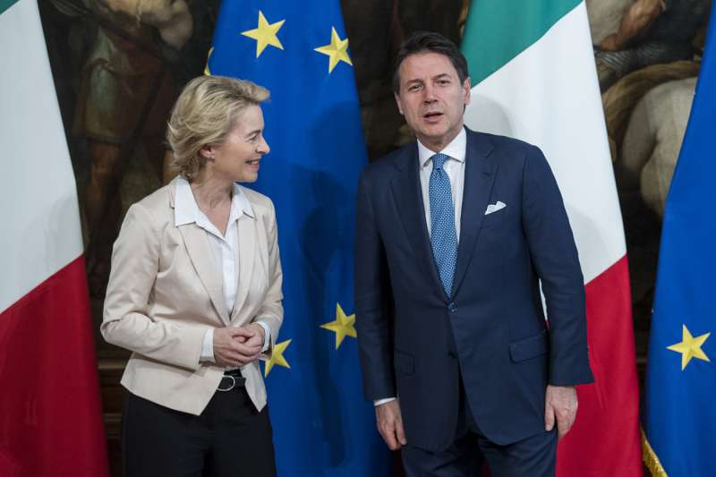 ursula von der leyen incontra giuseppe conte a palazzo chigi 34