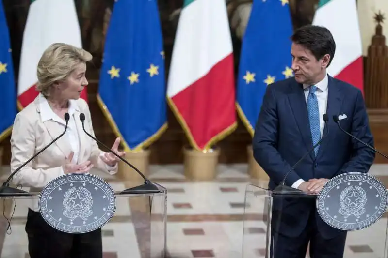 ursula von der leyen incontra giuseppe conte a palazzo chigi 5